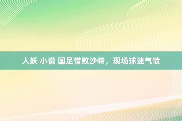 人妖 小说 国足惜败沙特，现场球迷气愤