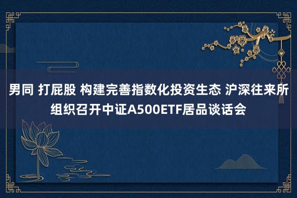 男同 打屁股 构建完善指数化投资生态 沪深往来所组织召开中证A500ETF居品谈话会