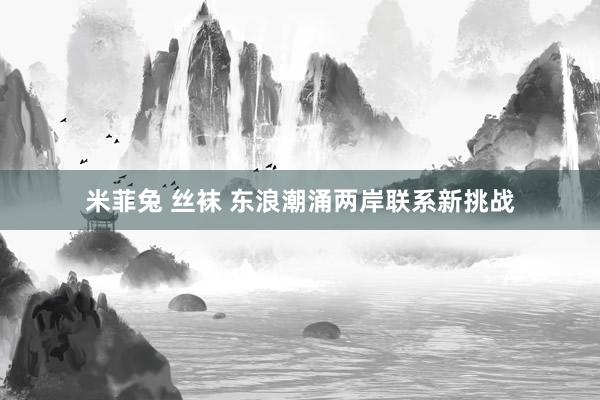 米菲兔 丝袜 东浪潮涌两岸联系新挑战