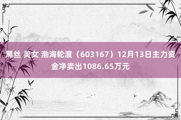 黑丝 美女 渤海轮渡（603167）12月13日主力资金净卖出1086.65万元