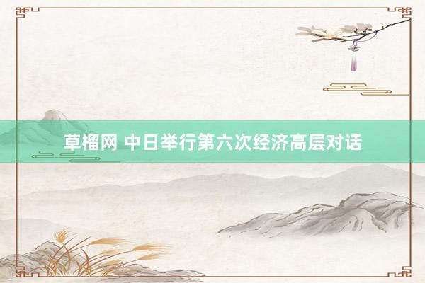 草榴网 中日举行第六次经济高层对话