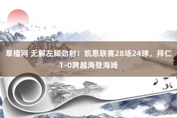 草榴网 无解左脚劲射！凯恩联赛28场24球，拜仁1-0跨越海登海姆